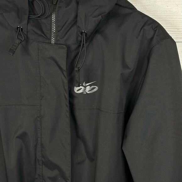 Nike 6.0 Womens size Medium Kesak Snowboarding Skiing Jacket Nylon Black 384696 - Picture 7 of 14